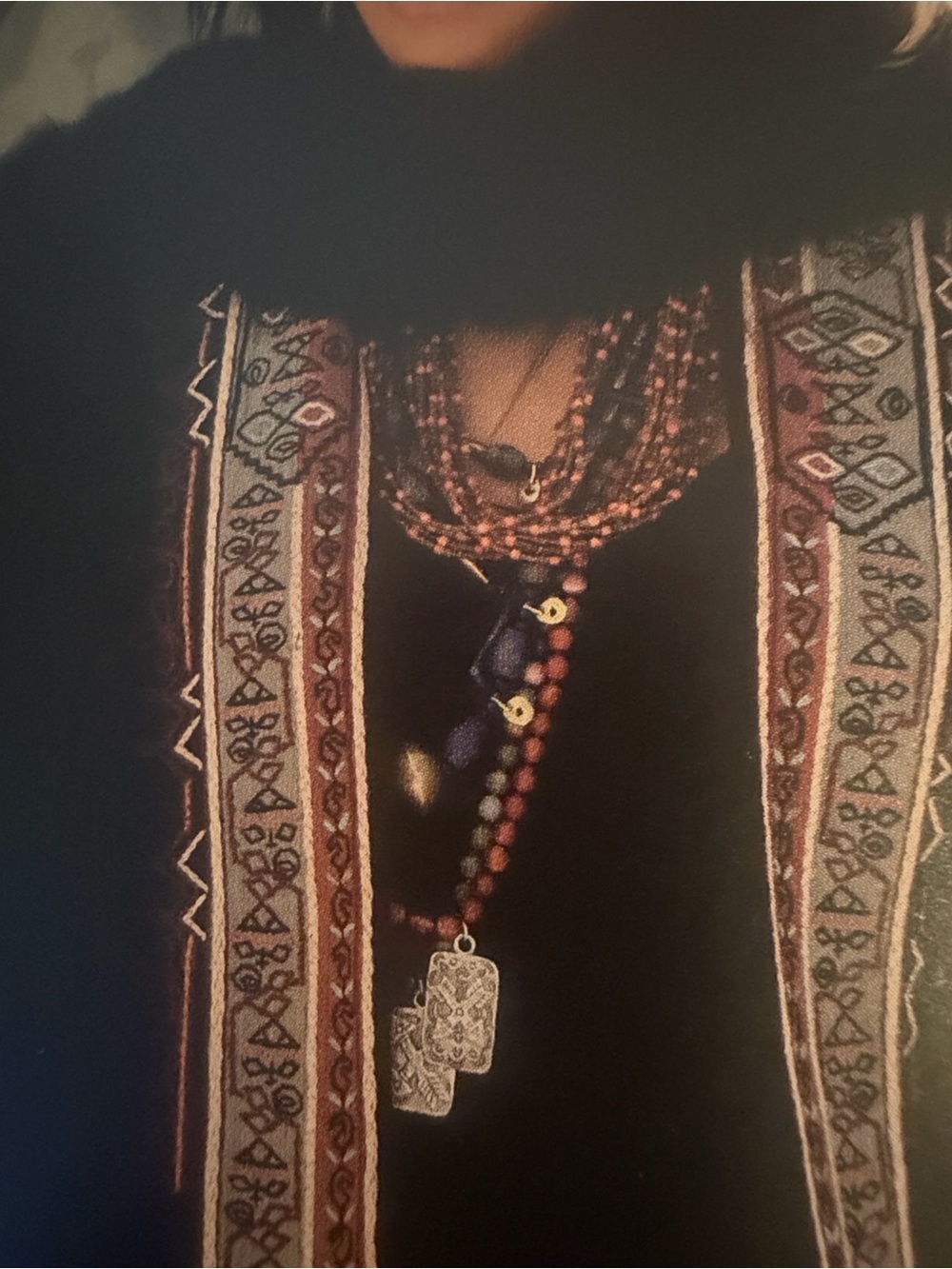 Double D Ranch Khan Beaded Nexklace - Picture 4 of 4